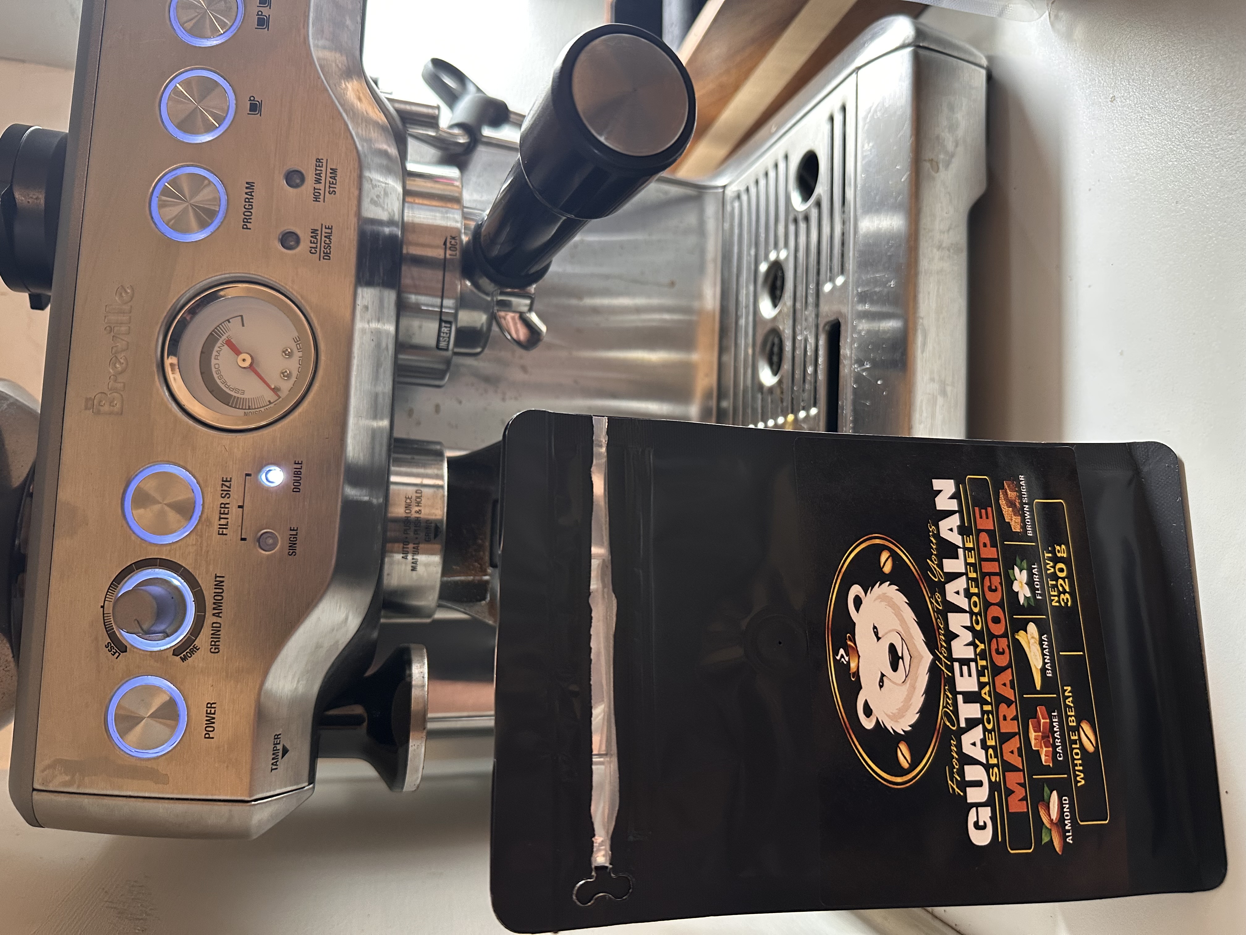 Coffee Bear GT Maragogipe Natural coffee bag